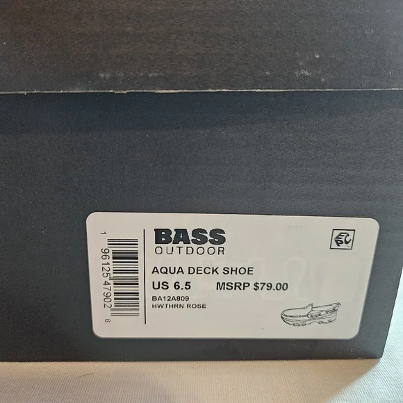 BASS OUTDOOR Women's Water Slip-on Sneakers for Boat, Trail, 6.5 NWT Retail $79 - Picture 8 of 12